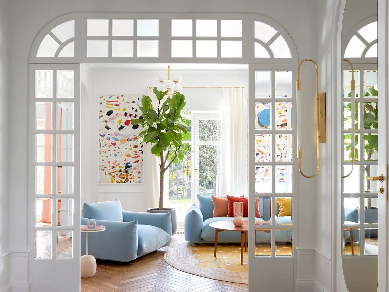 ديكور وتوزيع السوق المفتوح